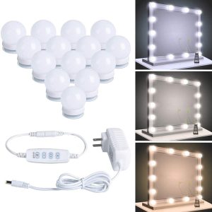 Led Vanity Lights Strip Kit with 14 Dimmable Light Bulbs for Full Body Length