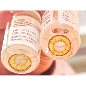 Eye Lens Pure Hazel Contact Lenses With Solution kit - Imported