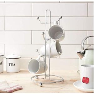 Mug Hanging Organizer Drainer Kitchen Glass Draing Cup Hooks Coffee Cup Stand