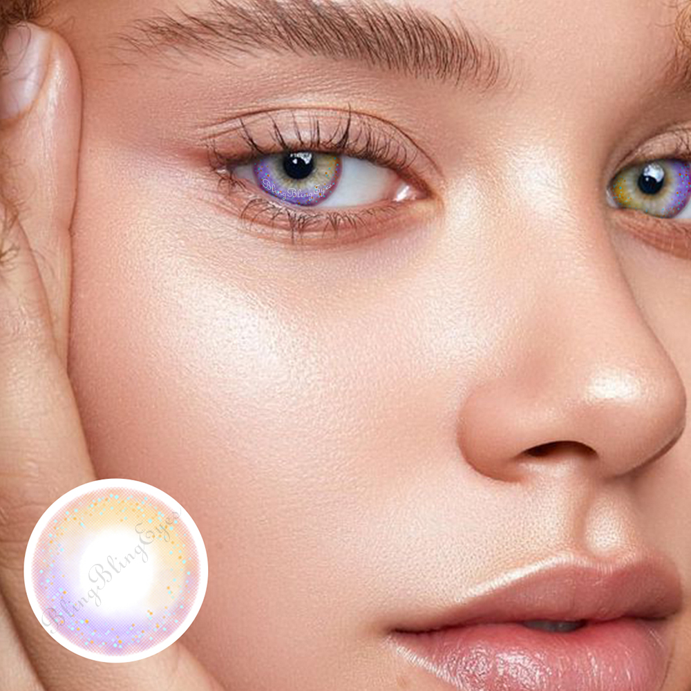 BlingBlingEyes Contact Lenses Colored Cosmetic Contact Lens for Women Eyes Makeup 1 Year Use