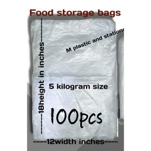 Food storage plastic bags..All size (pack of 100pcs))