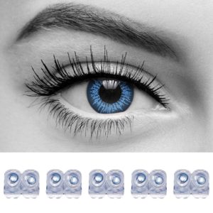 Contact lenses Blue Eye Contact lens with KitT