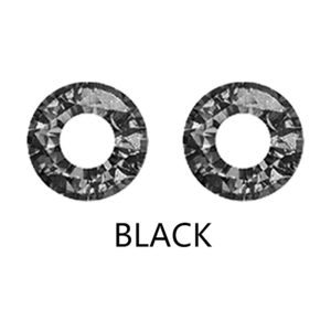 Fashion Color Contact Lens With Diamond Sweety Pattern Cosmetic Contact Lenses Black