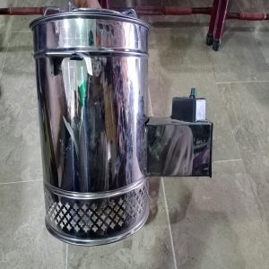 Biomass wooden electric stove (Chulha) stainless steel premium quality with 12v charger