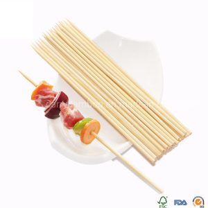 Pack of 1 Wooden Bar B Q Bamboo Shashlik Kabak Skewer Sticks Potato Spiral Stick 14”