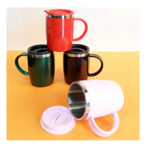 Beli Beast 400ml Stainless Steel Insulated Air-Tight Thermal Mug Melitta Thermal Mug, Closure by Pressure, 100% Airtight Seal 400 ml
