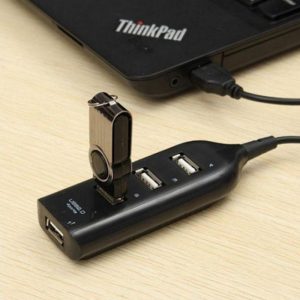 4 Port Usb Hub - Black