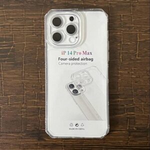 iPhone 14 Pro Max Four Sided Airbag Camera Protection Designed Transparent iPhone Cover Case