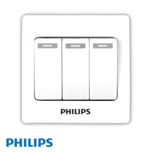 Philips - ECO Q2 Triple Single Pole Switch