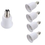 E14 to E27 Lamp Socket Converter Holder, for LED Convert Small Screw to Large