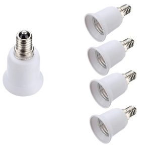 E14 to E27 Lamp Socket Converter Holder, for LED Convert Small Screw to Large