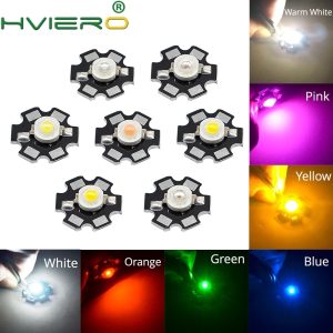 Pack of 10 - 3w High Power LED WITH HEAT bulb
