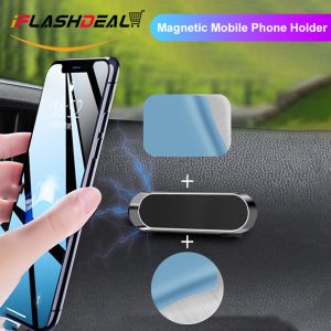 iFlashDeal Magnetic Car Phone Holder Mount Mini Strip Cell Phone Stand Universal Paste Holder Multi-Functional Cellphone Dashboard