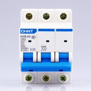 CHINT AC Breaker 3 Pole NXB-63 MCB C10  C16  C20  32C  C40  C63