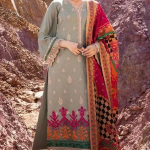 Zainab Chottani- 3PC Lawn Digital Printed Shirt With Printed Lawn Dupatta