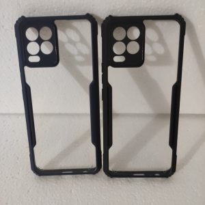 Realme_8  8 Pro IPaky Design Premium Quality Soft Rubber Sides Transparent Shockproof