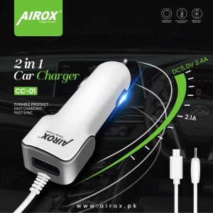 Airox Car Charger - High Quality Car Charger - Fast Charging Car Charger - 3.4A Best Car Charger