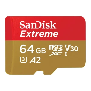 SANDISK EXTREME MICRO SD MEMORY CARD - 64GB