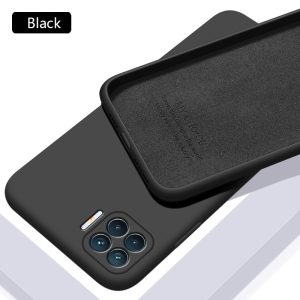 OPPO F17 Case Liquid Silicone Soft Gel Rubber Shockproof Cover