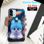 Xiaomi Redmi A1 Plus Back Cover - Cat Soft Case Cover
