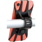 Bike Phone Holder Adjustable Motorcycle Handlebar Phone Holder Compatible