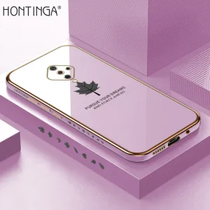 Hontinga for Vivo S1 Pro Back Cover With Lanyard Luxury 6D Plating Shiny