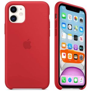 Iphone 11 Official logo Silicon case Back cover Available in Different colors