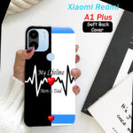 Xiaomi Redmi A1 Plus Back Cover - Mom Dad Soft Case Cover