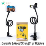 High Quality Mobile Phone Stand Holder Flexible and Power full grip - 360 Degree Rotating Mobile