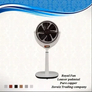 Royal Fan LouvreLouver PedestalTCP Fan 14'' Manual Control Pure Copper Wire