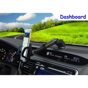 Soft Tube Windshield Dashboard Desktop Car Mobile Holder Stand (360 Degree) with Firm Grip