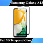 Pack of 2 - Samsung Galaxy A13 9D 21D 11D 99D 100D 101D Tempered Glass Black Border Transaprent Screen Protector