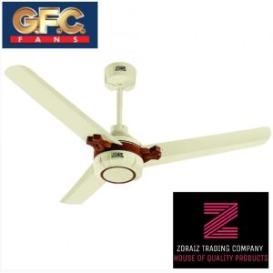 GFC Fan Ceiling 56'' Proud Model Off white Dark Wood Color Pure Copper Wire