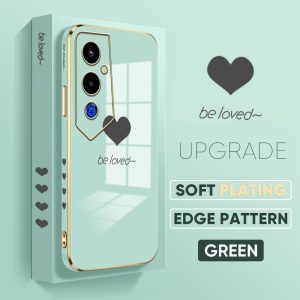 Tecno Pova 4 Pro Luxury Soft Electroplated Be Loved Heart Mobile Phone Case