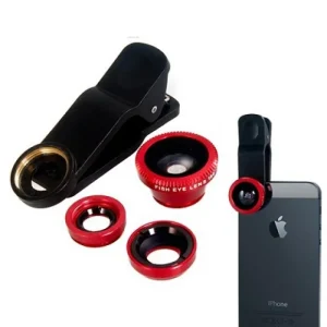 Universal Fisheye Lens Wide Angle Lens Macro Lens Mobile Camera Clip Lenses