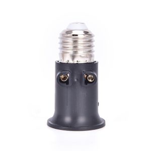 PBT Fireproof E27 Bulb Adapter Lamp Holder Base Socket Conversion with EU Plug Encounter