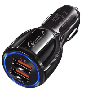 Car USB Charger Quick Charge 3.0 QC 3.0 2.0 Fast Charging Adapter Dual USB Car-Charger For All Mobiles