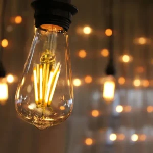LED ST64 Bulb - Edison Filament Bulb - Vintage Lights