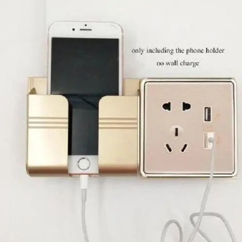 MOBILE HOLDER WALL SOCKET PHONE CHARGING HOLDER, Wall Mount Phone Charging Holder