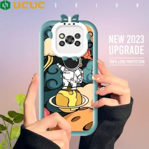 Xiaomi Poco X3  X3 Pro  X3 NFC Back Cover Space Astronauts Monster Lens Phone Case Thin Soft