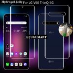 LG V60 THINQ Front and Back Hydrogel film jelly protector for LG V60 THINQ