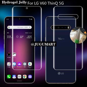 LG V60 THINQ Front and Back Hydrogel film jelly protector for LG V60 THINQ