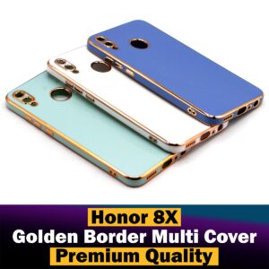 Honor 8x Back Cover Soft Multi Golden Border Camera Protection Cover For Honor 8x