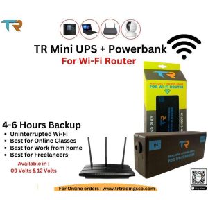 Power Bank For 09 Volts WI-FI Router  Mini UPS - Wi-Fi Powerbank