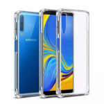 Samsung A7 2018 Back Cover Transparent Extra Bumper Anti Shock Soft Crystal Clear Cover