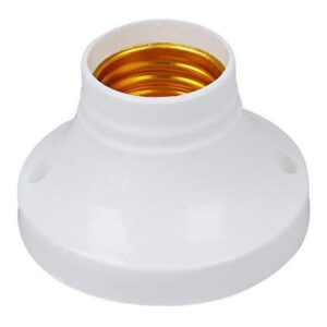 E27 Socket Plastic Light Lamp Holder Base AC250V 10A