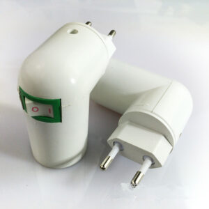 EU US Regulation Lamp Holder o E27E26 360 Degree Rotatable Night Light Holder