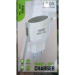 AMB travel charger 4.0A and fast charging with led light