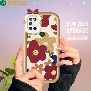 Samsung A13 Back Cover Art Flowers Monster Lens Phone Case