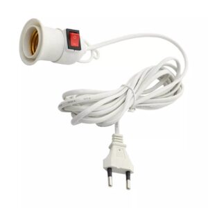 E27 Hanging Indoor Plants Light Holder Garden Lampholder With Cable EU Plug 3M Length